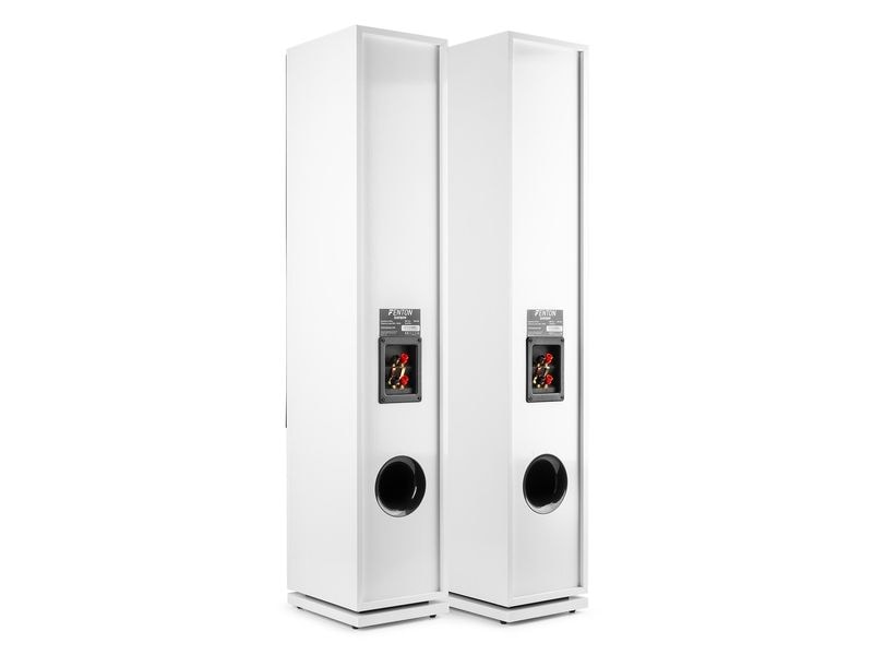 Fenton Standlautsprecher Paar SHF80W Weiss