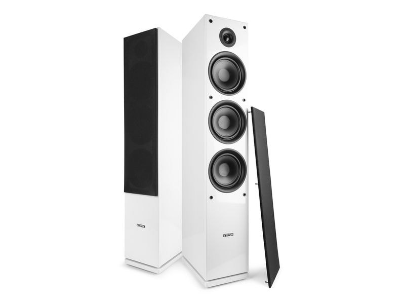 Fenton Standlautsprecher Paar SHF80W Weiss