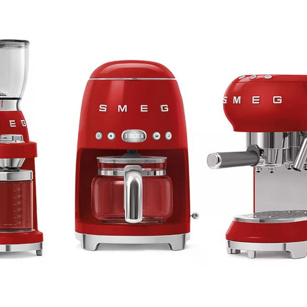 SMEG Kaffeemühle 50's Style CGF11RDEU Rot