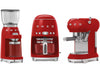 SMEG Kaffeemühle 50's Style CGF11RDEU Rot