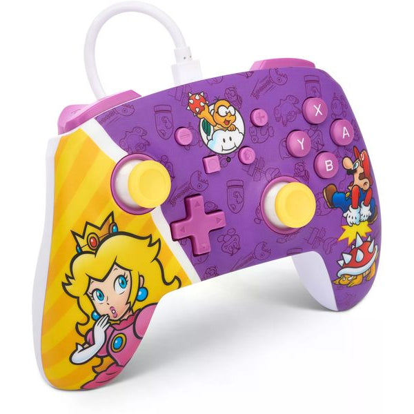 Power A Enhanced Wired Controller Princess Peach Battle