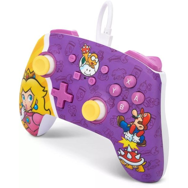 Power A Enhanced Wired Controller Princess Peach Battle