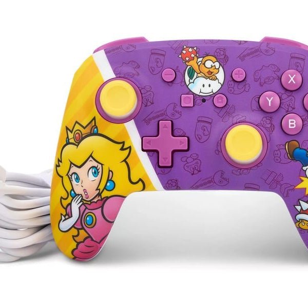 Power A Enhanced Wired Controller Princess Peach Battle