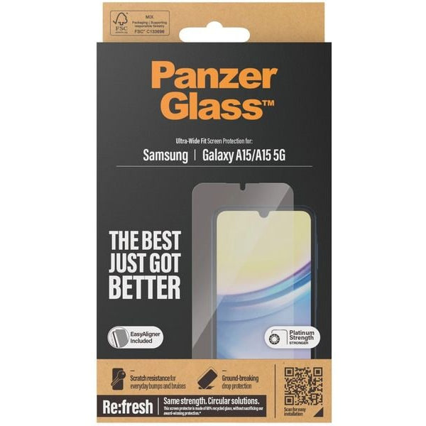 Panzerglass Displayschutz Ultra wide Fit Galaxy A15 / A15 5G
