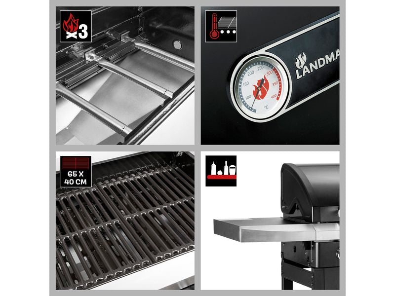 Landmann Gasgrill Rexon PTS 3.0