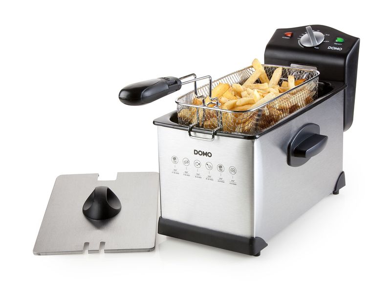 Domo Fritteuse DO514FR 3 l, Silber