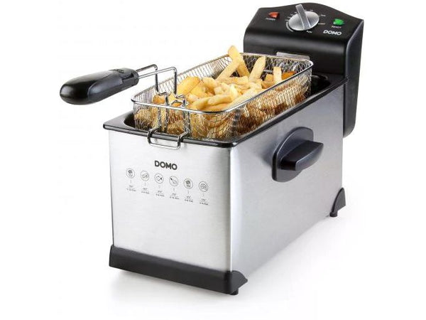 Domo Fritteuse DO514FR 3 l, Silber
