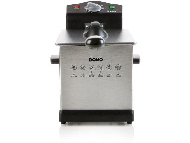 Domo Fritteuse DO514FR 3 l, Silber