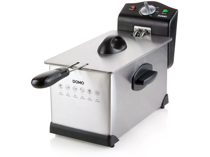 Domo Fritteuse DO514FR 3 l, Silber