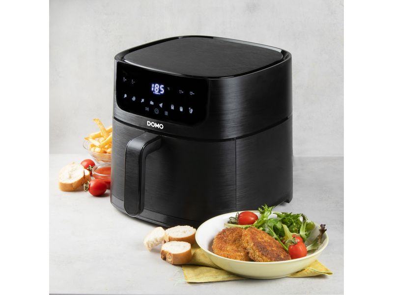Domo Heissluft-Fritteuse DO539FR 1.5 kg, Schwarz
