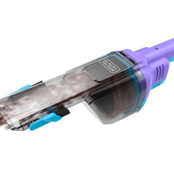 BLACK+DECKER Akku-Handsauger NVD220BP-QW Hellblau/Violett