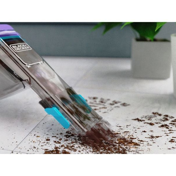 BLACK+DECKER Akku-Handsauger NVD220BP-QW Hellblau/Violett