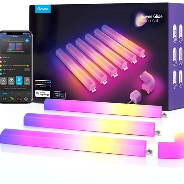 Govee Wandleuchte Glide, 6+1, 1.8 m, RGBIC