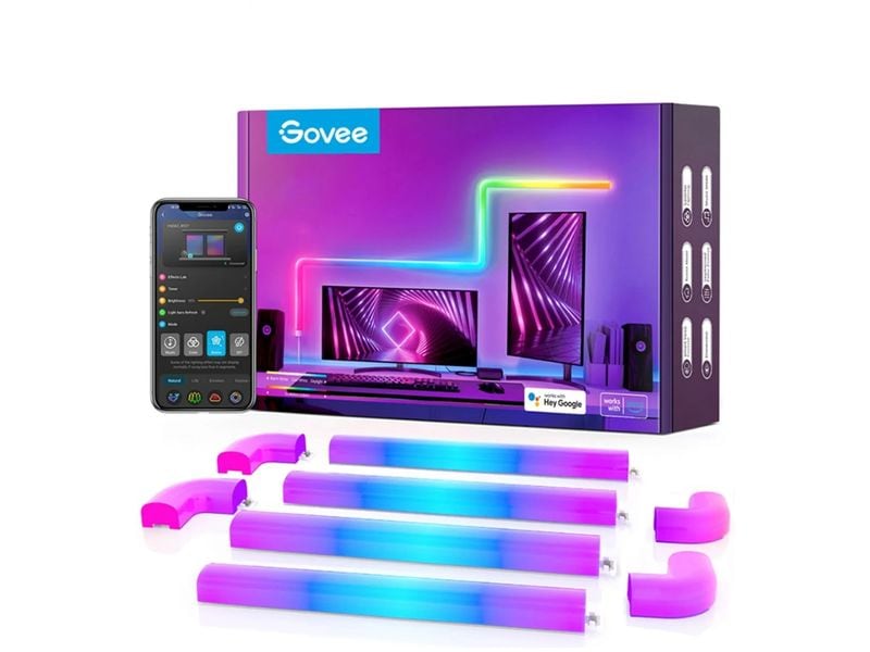 Govee Wandleuchte Glide, 6+1, 1.8 m, RGBIC