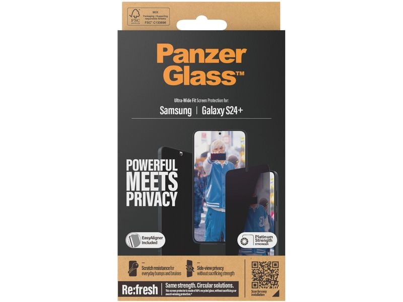 Panzerglass Displayschutz Ultra Wide Fit Privacy Galaxy S24+