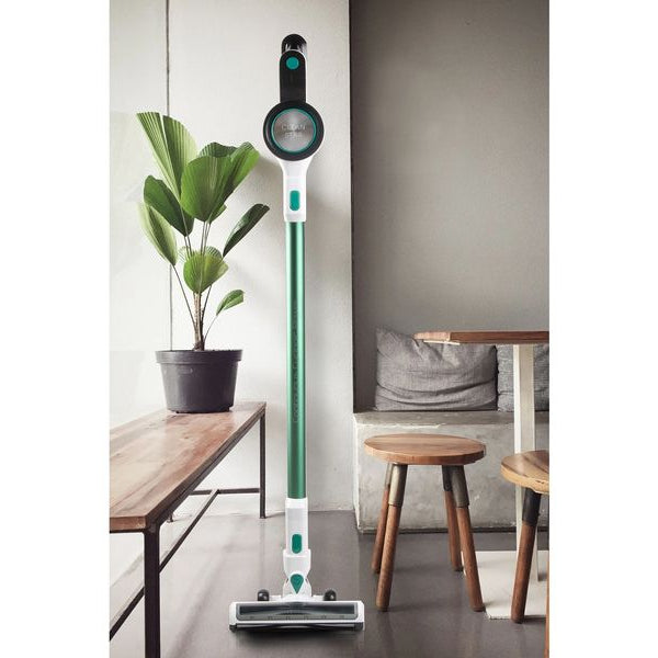 Domo Akku-Hand- und Stielsauger DO241SV Grün/Schwarz/Weiss