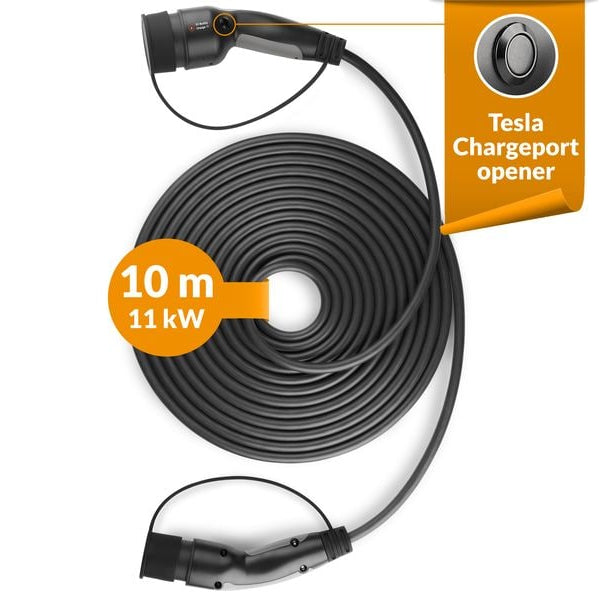 EV Buddy Ladekabel Charge 11 Tesla Edition Typ 2 11 kW, 10 m