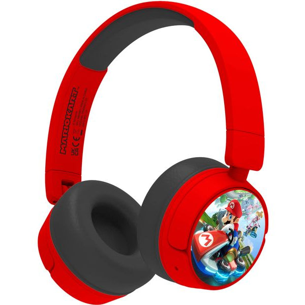 OTL On-Ear-Kopfhörer Mario Kart Schwarz; Rot