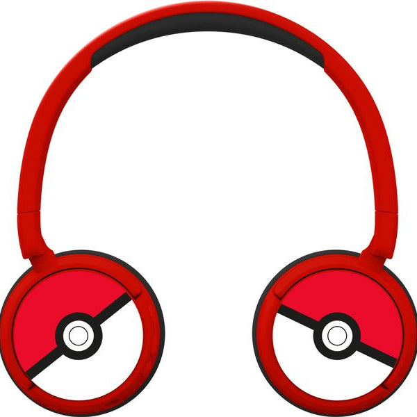 OTL On-Ear-Kopfhörer Pokémon Poké ball Rot; Weiss
