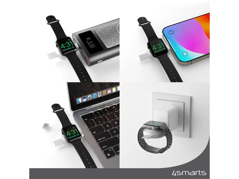 4smarts Wireless Charger Qi2 Weiss