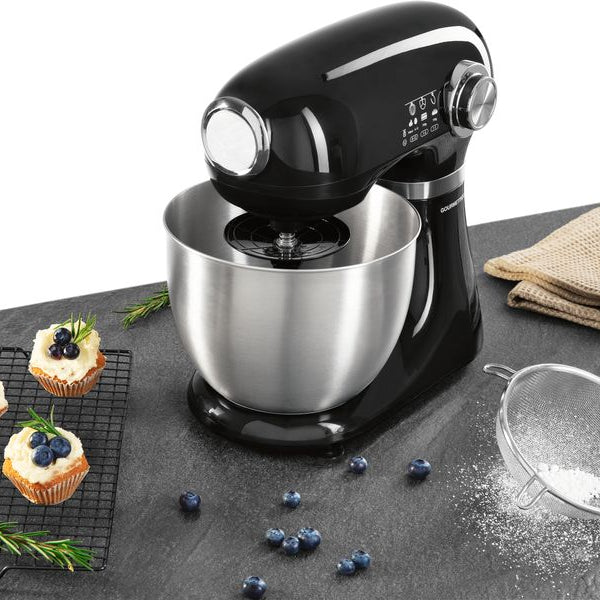 GOURMETmaxx Küchenmaschine Schwarz