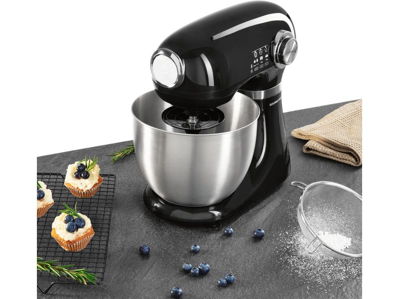 GOURMETmaxx Küchenmaschine Schwarz