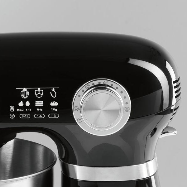 GOURMETmaxx Küchenmaschine Schwarz