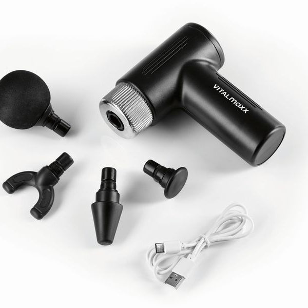 VITALmaxx Massage Pistole Mini-Gun 5-teilig
