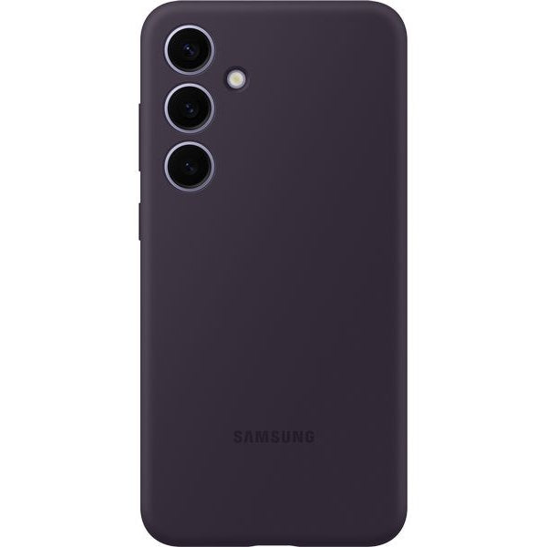 Samsung Back Cover Silicone Galaxy S24+ Dunkelviolett