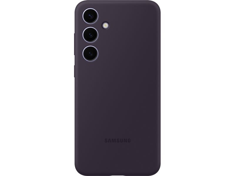 Samsung Back Cover Silicone Galaxy S24+ Dunkelviolett