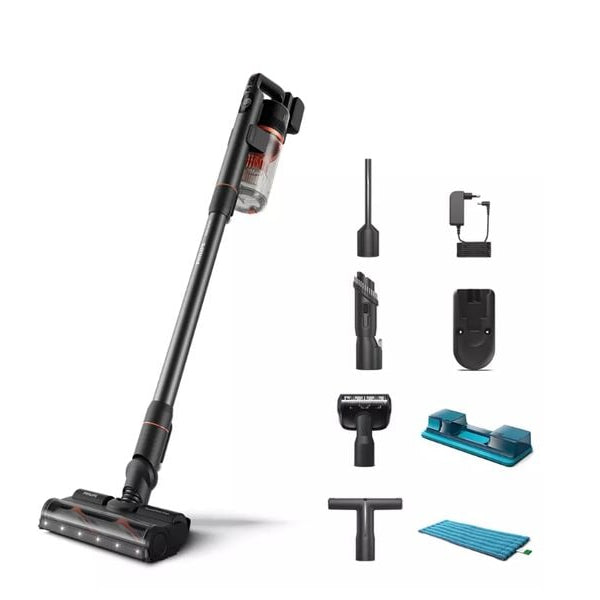 Philips Akku-Hand- und Stielsauger XC7055 Rot/Schwarz