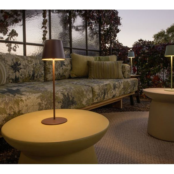 STT Tischleuchte Motion USB Luna, 23 LEDs, Ø 12x38cm, Light Mint