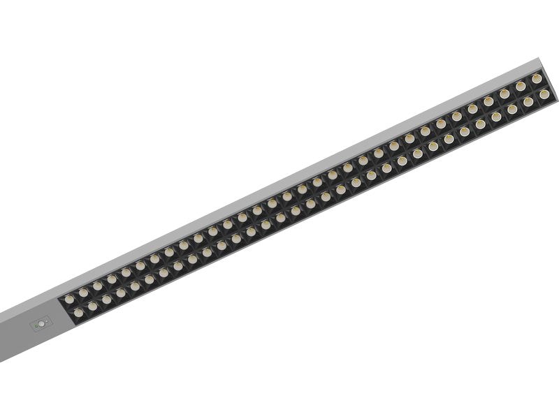 Hybriqs Bürostehleuchte Hybrid Light Four HCL, Silber