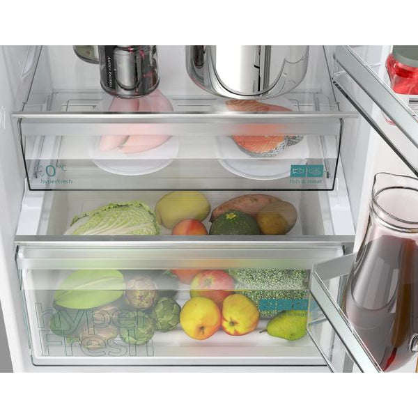 Siemens Kühl-Gefrierkombination KG36N2ICF Silber, Rechts, Wechselbar