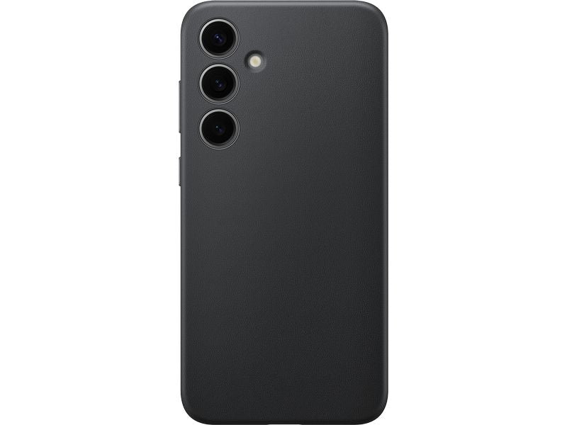 Samsung Back Cover Vegan Leather Galaxy S24+ Schwarz