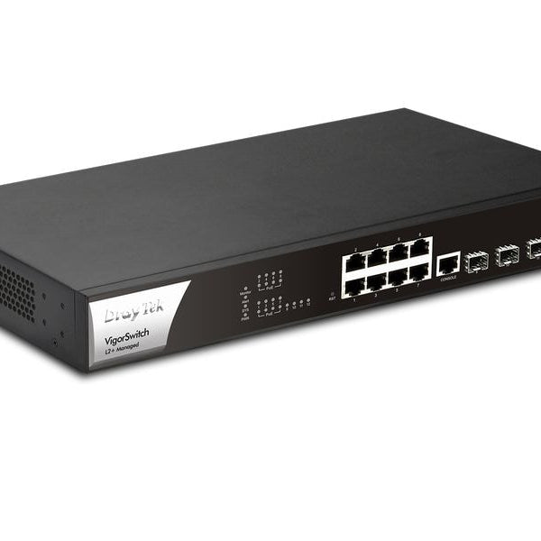DrayTek PoE+ Switch VigorSwitch PQ2121x 12 Port