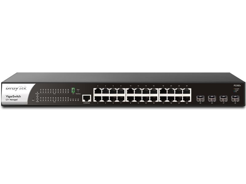 DrayTek PoE Switch VigorSwitch P2282x 28 Port