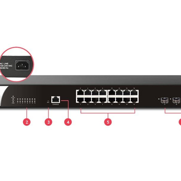 DrayTek Switch VigorSwitch Q2200x 20 Port