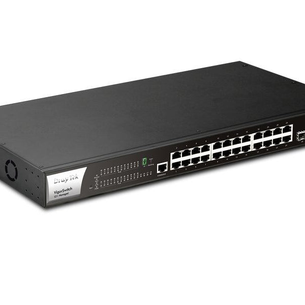 DrayTek PoE Switch VigorSwitch P2282x 28 Port