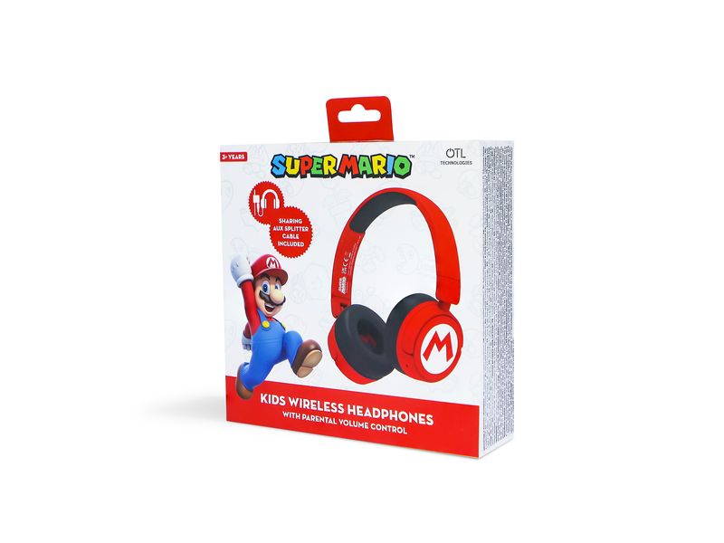 OTL On-Ear-Kopfhörer Super Mario Rot