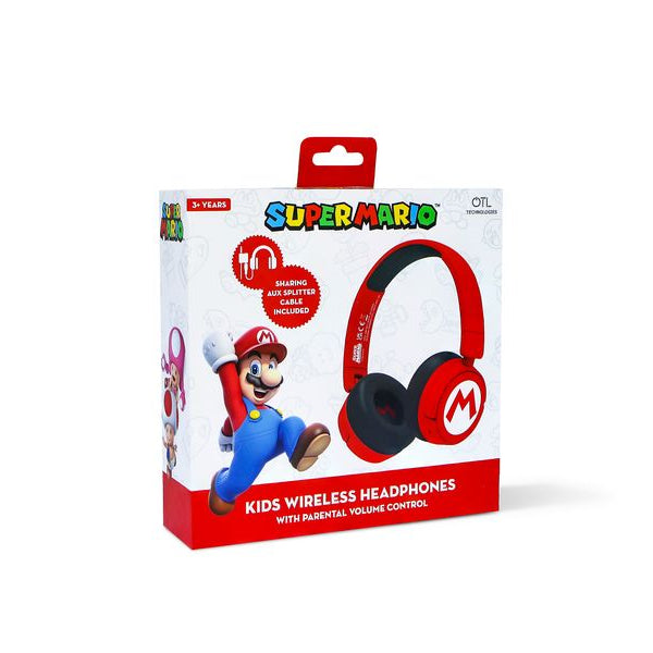 OTL On-Ear-Kopfhörer Super Mario Rot
