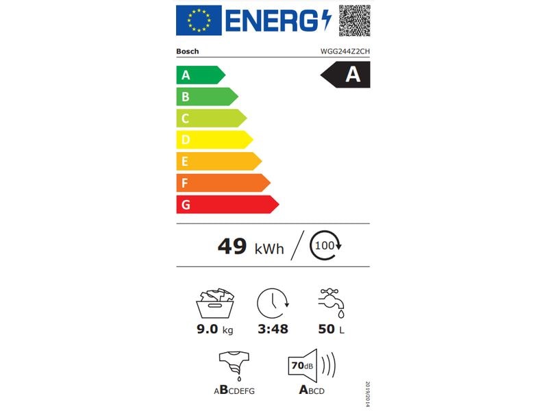 Bosch Waschmaschine WGG244Z2CH Links