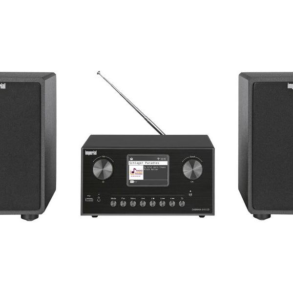 Imperial Micro-HiFi Anlage Dabman i310 CD Schwarz