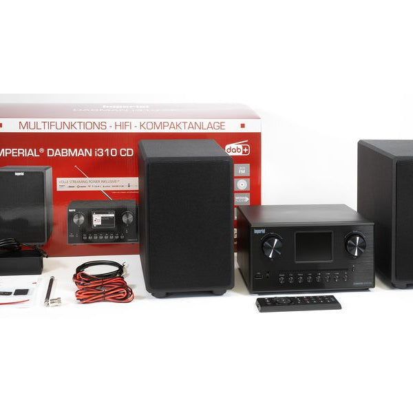 Imperial Micro-HiFi Anlage Dabman i310 CD Schwarz
