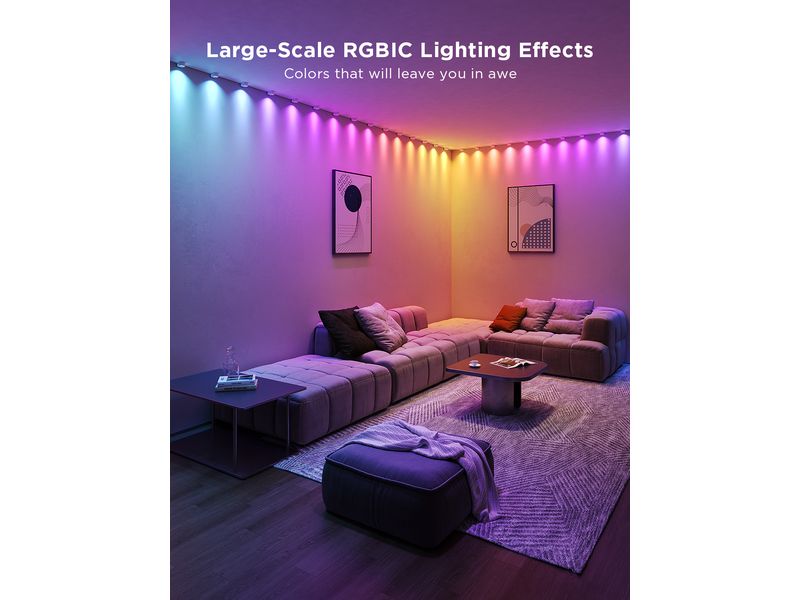 Govee LED String-Downlights, RGBIC, 5 m