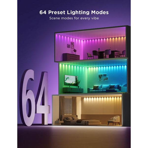 Govee LED String-Downlights, RGBIC, 5 m