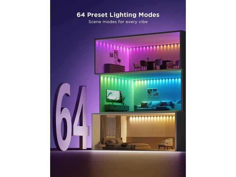 Govee LED String-Downlights, RGBIC, 3 m