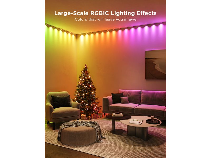 Govee LED String-Downlights, RGBIC, 3 m