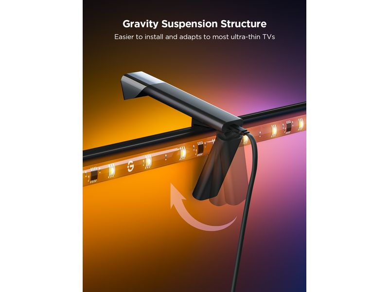 Govee Envisual TV Backlight T3, 75"-85", RGBICW, WiFi, BT
