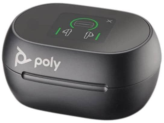 Poly Headset Voyager Free 60+ UC USB-A, Schwarz